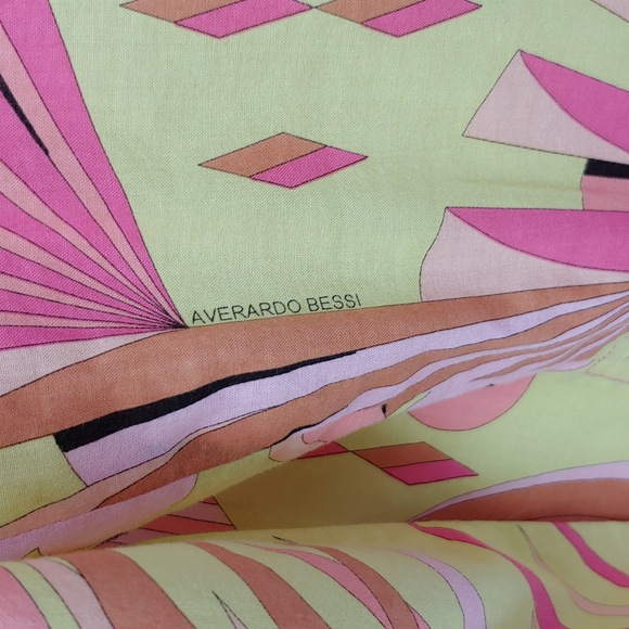 Averado Bessi Multi Color 100% Cotton Long Sleeve Button Down Shirt Size 10 - Picture 4 of 13